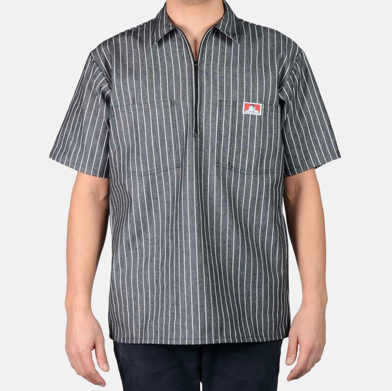 Ben Davis 1/2 Zip Short Sleeve Shirts