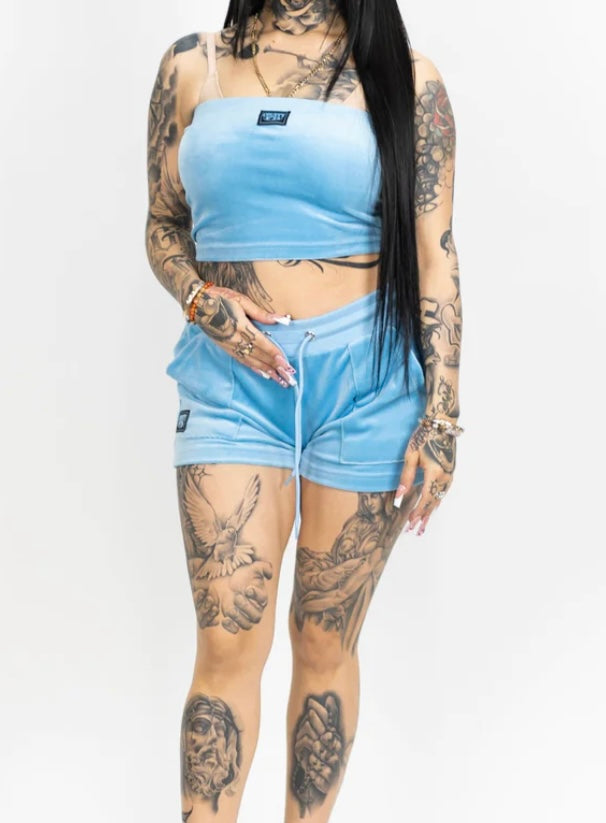 FB County Velour Short set