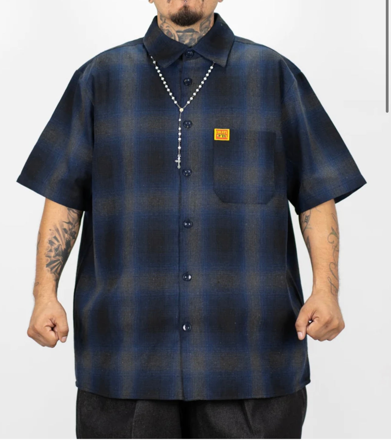 FB County Short Sleeve Checker Flannel Shirt