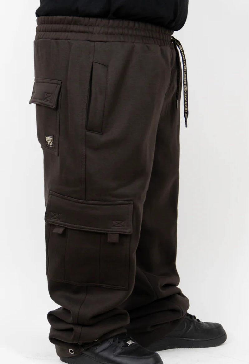 FB County Heavyweight Baggy Cargo Sweatpants