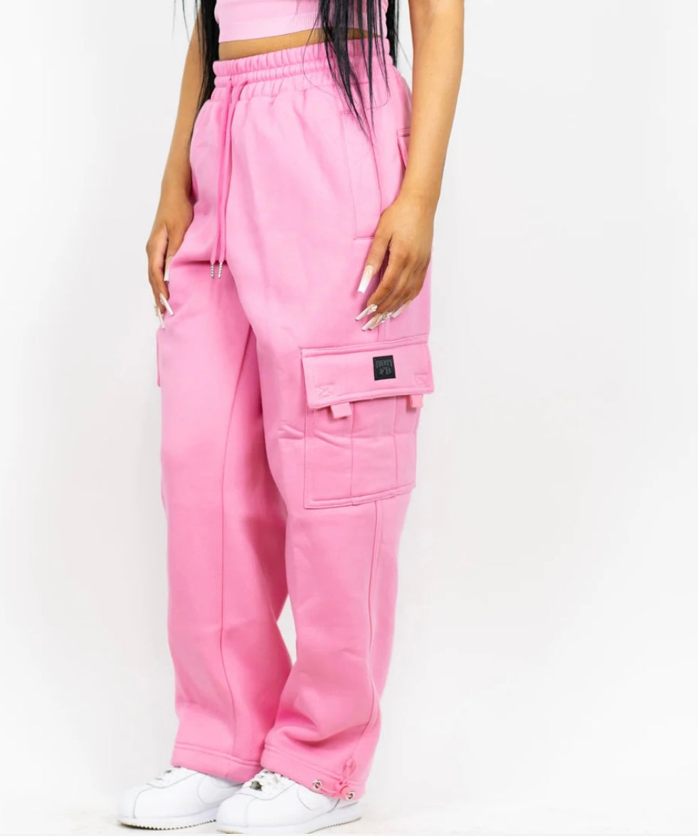 FB County Heavyweight Baggy Cargo Sweatpants