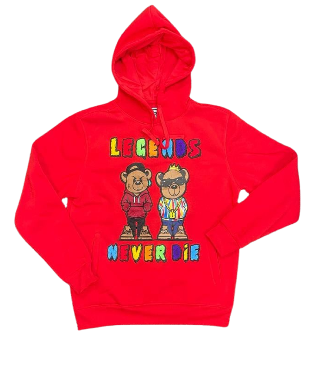 Embroider Teddy Bear Hoodie Sweater