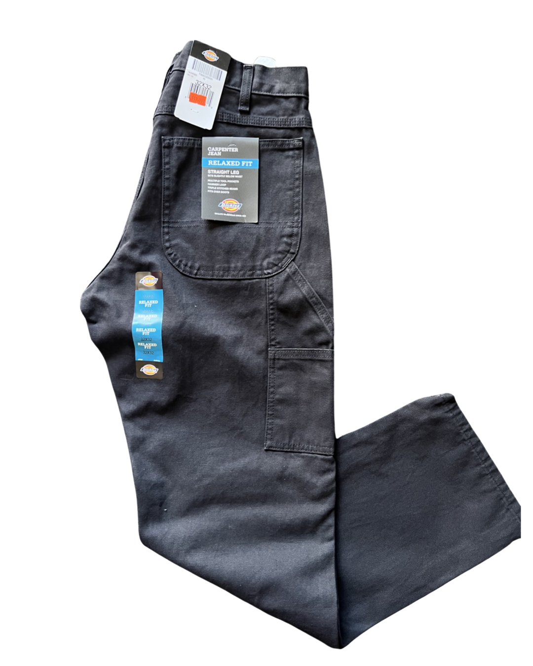 Dickies Men's Carpenter Pants Relaxed Fit, 8-9 Pocket Straight Leg Denim  Jeans | eBay